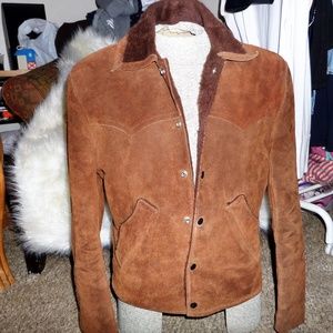 48 JooKay Vintage Genuine Leather Snap Jacket